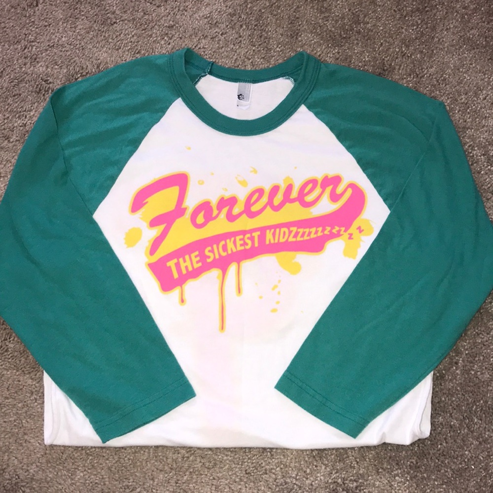 Forever The Sickest Kids baseball tee